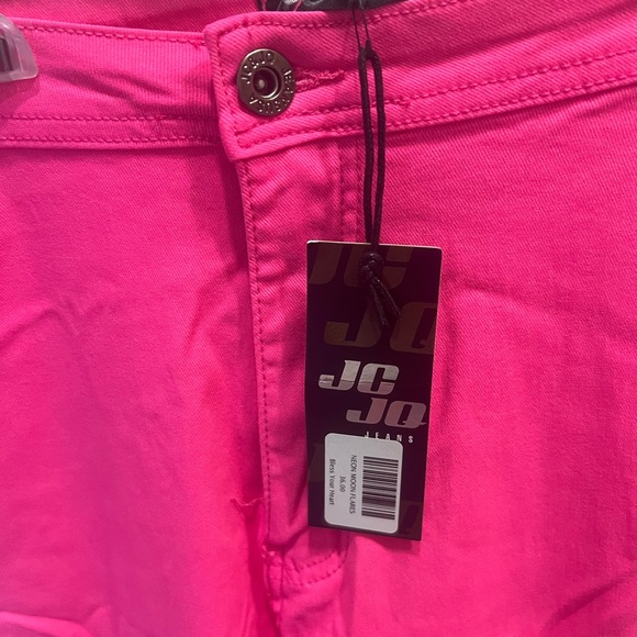 Women's Pink Flared Pants - Picture 2 of 5